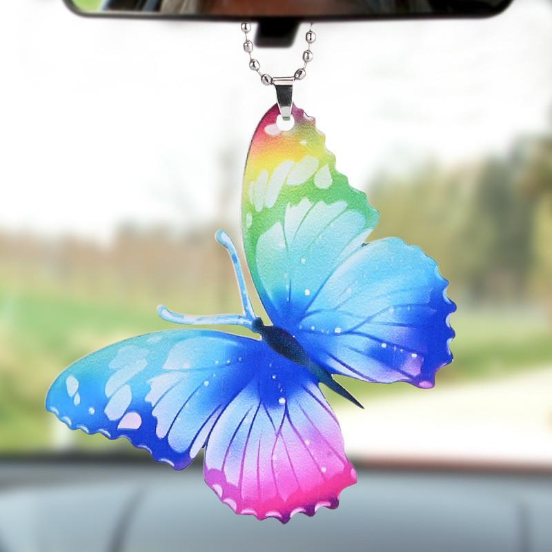 Acrylic Playful Car Decor Quirky Cartoon Hanging Ornament Versatile Bag And Home Use