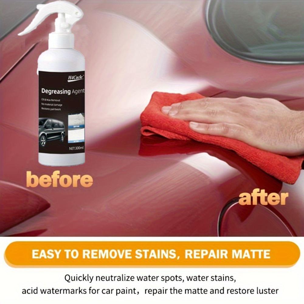Car Paint Degreasing Agent Crystal Plating Grease Removal Residual Wax Shellac Bird Droppings Stains Oil Removal Car Paint Stain Remover