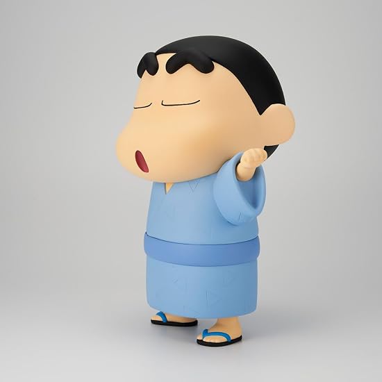 BANPRESTO Crayon Shin-chan Shinnosuke Nohara (Yukata) Big Soft Vinyl Mates Figure