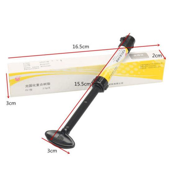 Fashion Shenmeida Dentální světlem tuhnoucí kompozitní výplňová stříkačka Mikro hybridní materiál