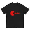 Valentines Day Gamer Eating Hearts Men Boys Kids Youth Teen T-Shirt