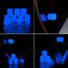 Set of 8 Tire Air Valve Caps, Luminous, Fluorescent, High