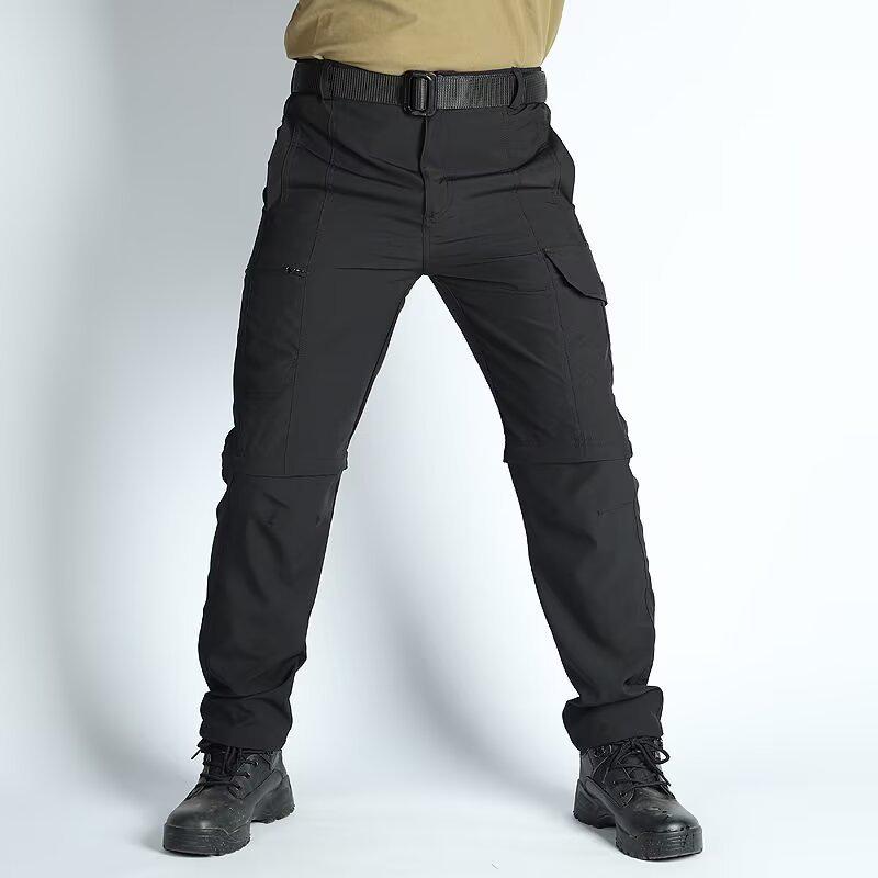 Men's Convertible Quick-Dry Outdoor Tactical Trousers with Multi-Pockets