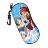 Kyouko Sakura Sayaka Miki Glasses Case Unisex Travel Zipper Puella Magi Madoka Magica Eyewear Storage Box Eyeglasses Box