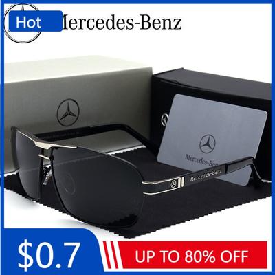 Car Sticker Car High-End Popular Polarized Sunglasses Anti Glare Goggles Mercedes Benz A B C E S SLK ML Sprinter Vito Class GLA