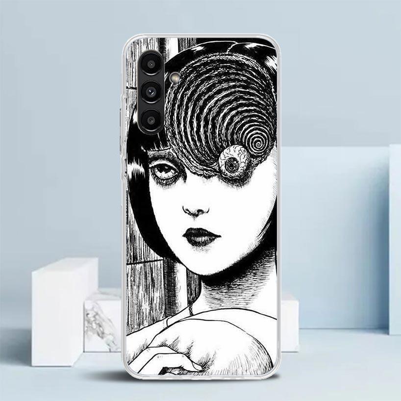 Japanese Horror Comic Anime Cover for Samsung Galaxy A17 A37 A57 A16 A26 A36 A56 A15 A14 A55 Phone Case A13 A53 A25 A35 A24 A34