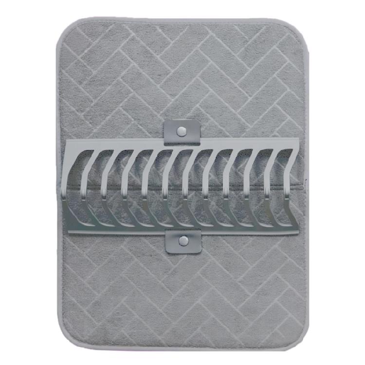 

Compact Kitchen Dish Rack With Effective Water Drainage System And Sturdy Plastic Construction Water Drainage Tray 1