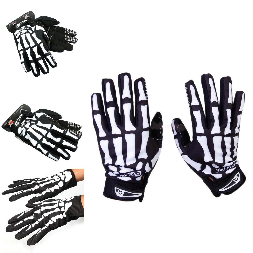 Versatile Adult Cycling Gloves For Winter Motorcycle Use With Comfortable Stretch Fabric