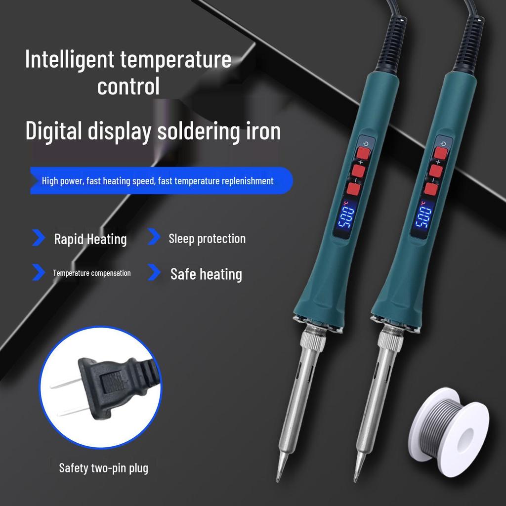 120W Digital Display Soldering Iron, Portable Welding Pen for Household Repair