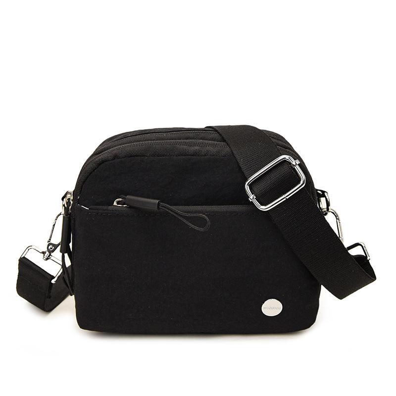 Urban Enkel Casual och Trendig Enkelaxel Crossbody-väska Lättviktig Nylon Liten Fyrkantig Väska