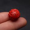 Lingxi Cinnabar Beads: High-Content Red Raw Ore Beads for DIY Bracelets