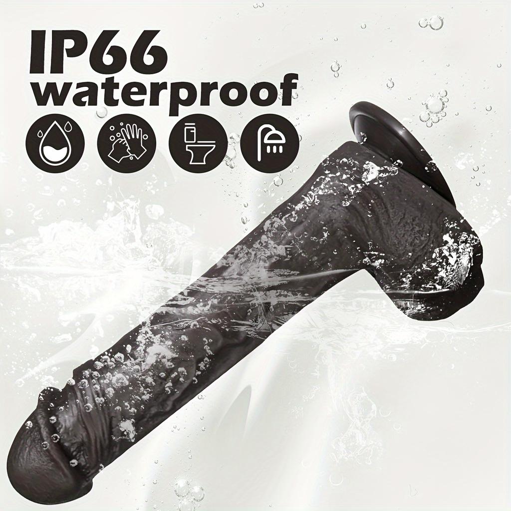 8.6inch Realistic Thrusting Dildo Vibrator With Heating,9 Vibration Modes,4Thrusting Modes Dildos For G-Spot Anal, Automatic Silicone Penis Sex Toy