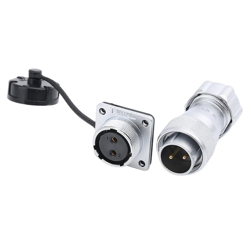 WEIPU WS20 TP+Z M20 Industrial Power Aviation Plug Socket Waterproof Connector 2 3 4 5 6 7 9 12 Pin Screw Lock Panel Connectors