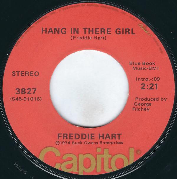 

7inch Record FREDDIE HART - Hang In There Girl / You Belong To 3827 CAPITOL 1974 US Pop Used