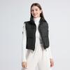 New Winter Cotton Vest For Women, Loose Korean Style Simple Stand Collar Short Sleeveless Jacket, Casual Versatile Outerwear