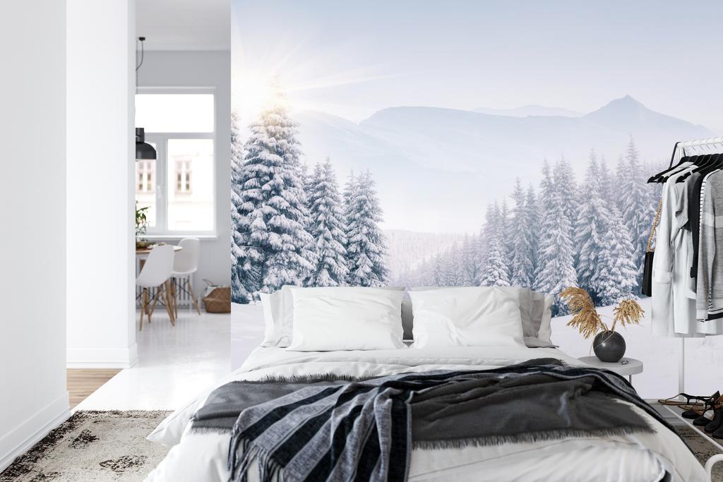 Photomural Winter Forest Self-Adhesive Mural 90x60