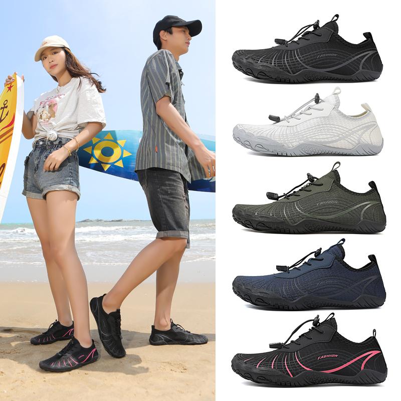 Quick Dry Water Shoes Breathable Soft Beach Wading Footwear Lightweight Aquatic Shoes for Men Women Surfing Diving River Trekking