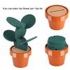6Pcs Lightweight Heat Insulation Coaster Vivid Plant Shaped Drink Anti-scald Pad  Table Decorative