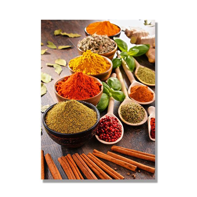 

Травы и специи для приготовления пищи, постеры и принты на холсте, картины для кухни на стене, HD-изображения, Cuadros Decor 30x40cm No Framed