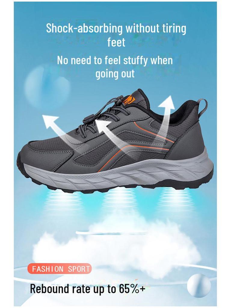Autumn Walking Shoes: Lightweight, Comfortable Casual Shoes for Men & Women, Ideal for Middle-Aged & Elderly.