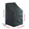 Universal Chair Rain Cover Antifouling Furniture Protector Stacked Chair Dust Cover  Outdoor