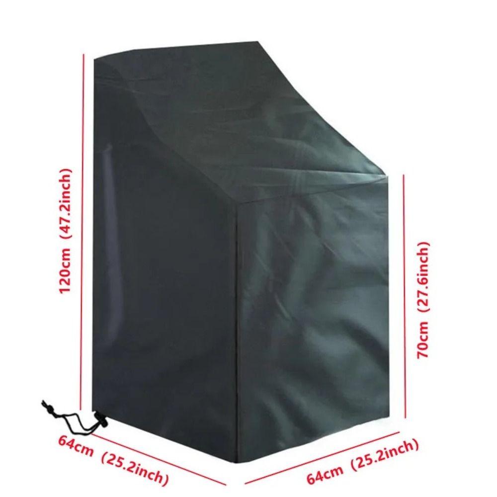 Universal Chair Rain Cover Antifouling Furniture Protector Stacked Chair Dust Cover Outdoor