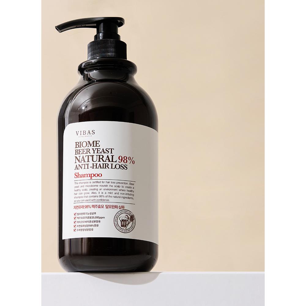 Vivas Biome Beer East Hair Loss Relief Shampoo, 1kg, 1 unit