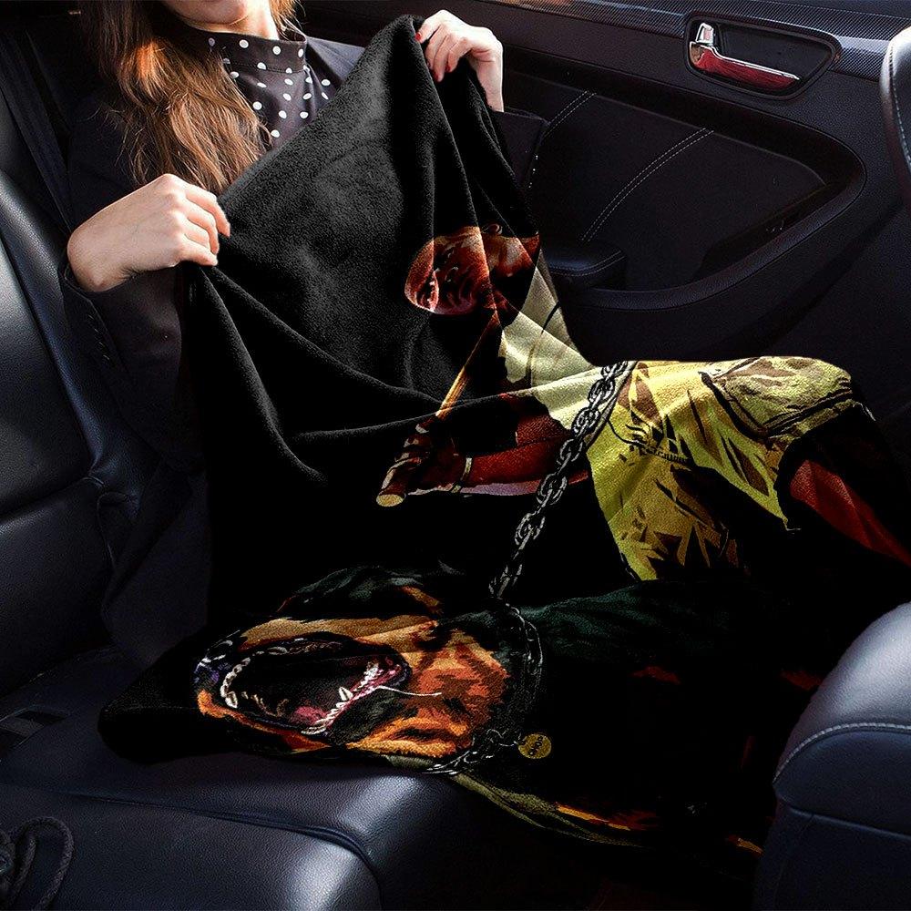 1pc Grand Theft Auto Soft Flannel Blanket with Designer Print A cozy blanket for all seasons, perfect for the couch, bed, office