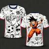 2026 Summer Dragon Ball Retro Fitness T-shirt Men's Oversized 3D Printed Short-sleeved Family Unisex