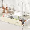 Suction Cup Sink Baffle Splash Guard Waterproof Oil-Proof Water Baffle Plate Heighten Water Baffle Splash Protector
