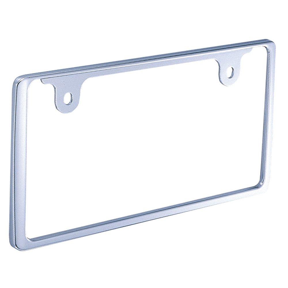 SEIWA Number Plate Number Plate Chrome K127 Cover, 6, Plated,
