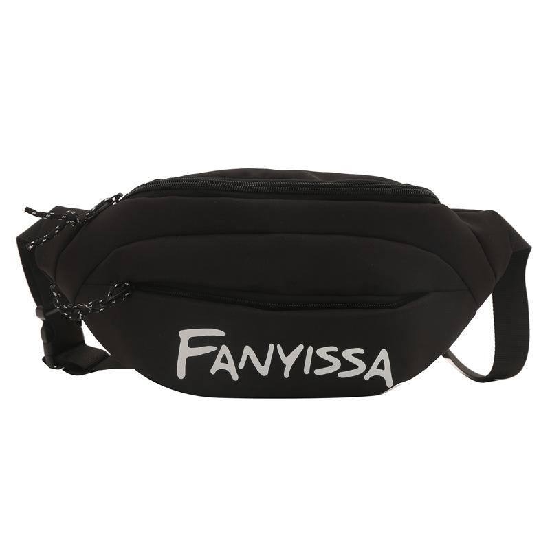 

Персонализированные печатные буквы на новой повседневной сумке 2024 весенний новый тренд спортивная контрастная цветная наплечная сумка-мессенджер