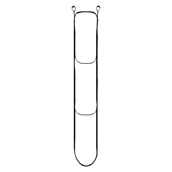 

Противоскользящие ступени. Дизайн со светоотражающими полосками. Складная износостойкая переносная веревочная лестница. чёрный