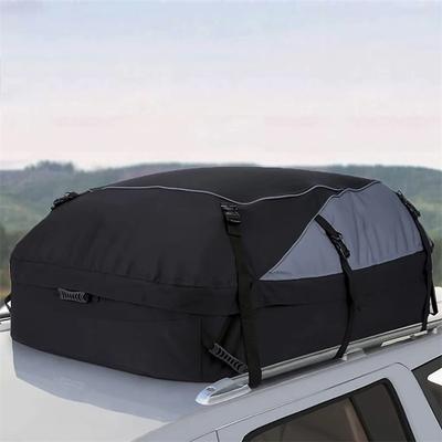 Car Roof Bag Cargo Carrier Bag Waterproof Oxford Cloth Off-Road Car Roof Bag Large Capacity Travel Luggage Storage Bag Organizer
