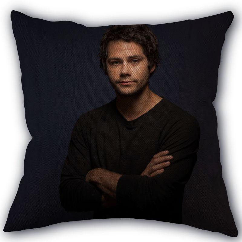 Custom New Dylan o Brien Pillowcase High Quality Home Textile Cotton Linen Fabric xcm One Side Decoration Pillow Covers 45X45cm