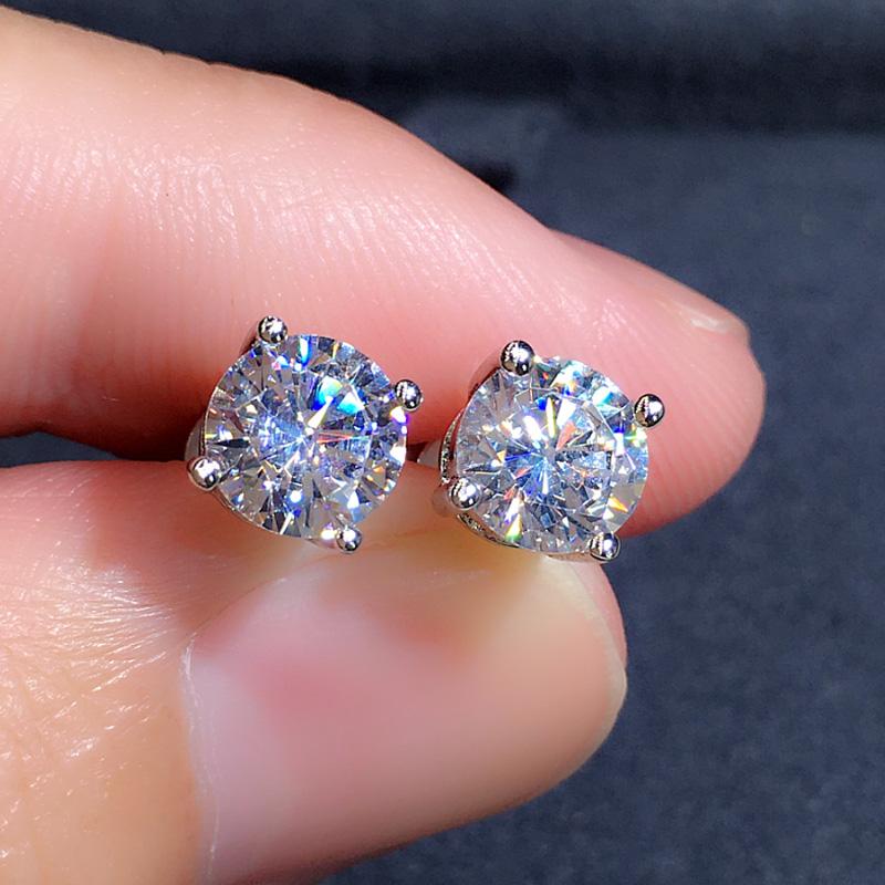 Simple Shiny Oval-shaped CZ Earrings for Female Graceful Lady Versatile Accessories Classical Elegance Women's Jewelry
