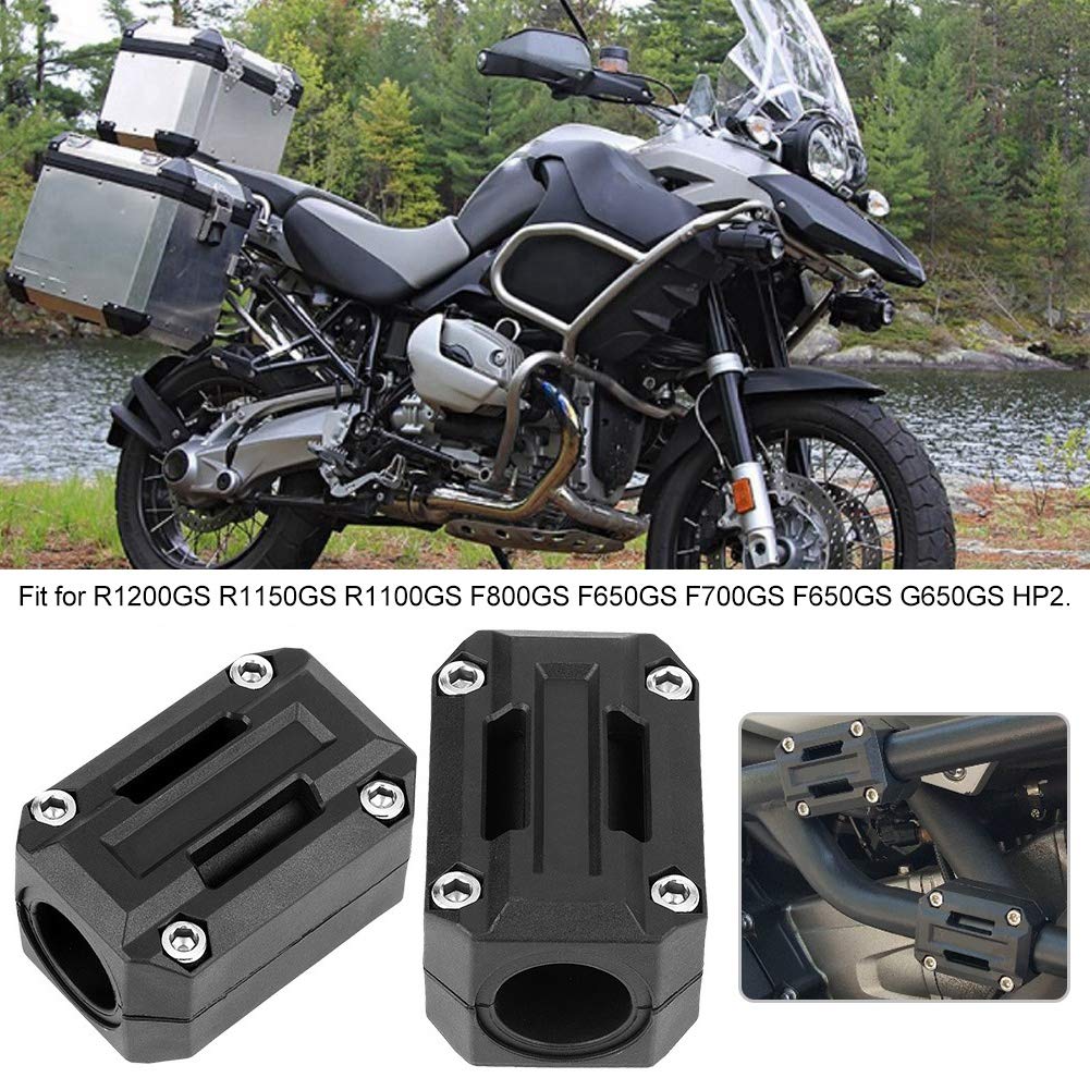 Clyfanesy Motorcycle Bumper Decoration Block Abrasion Resistant Scratch Resistant Universal Motorcycle Bumper Decoration Block