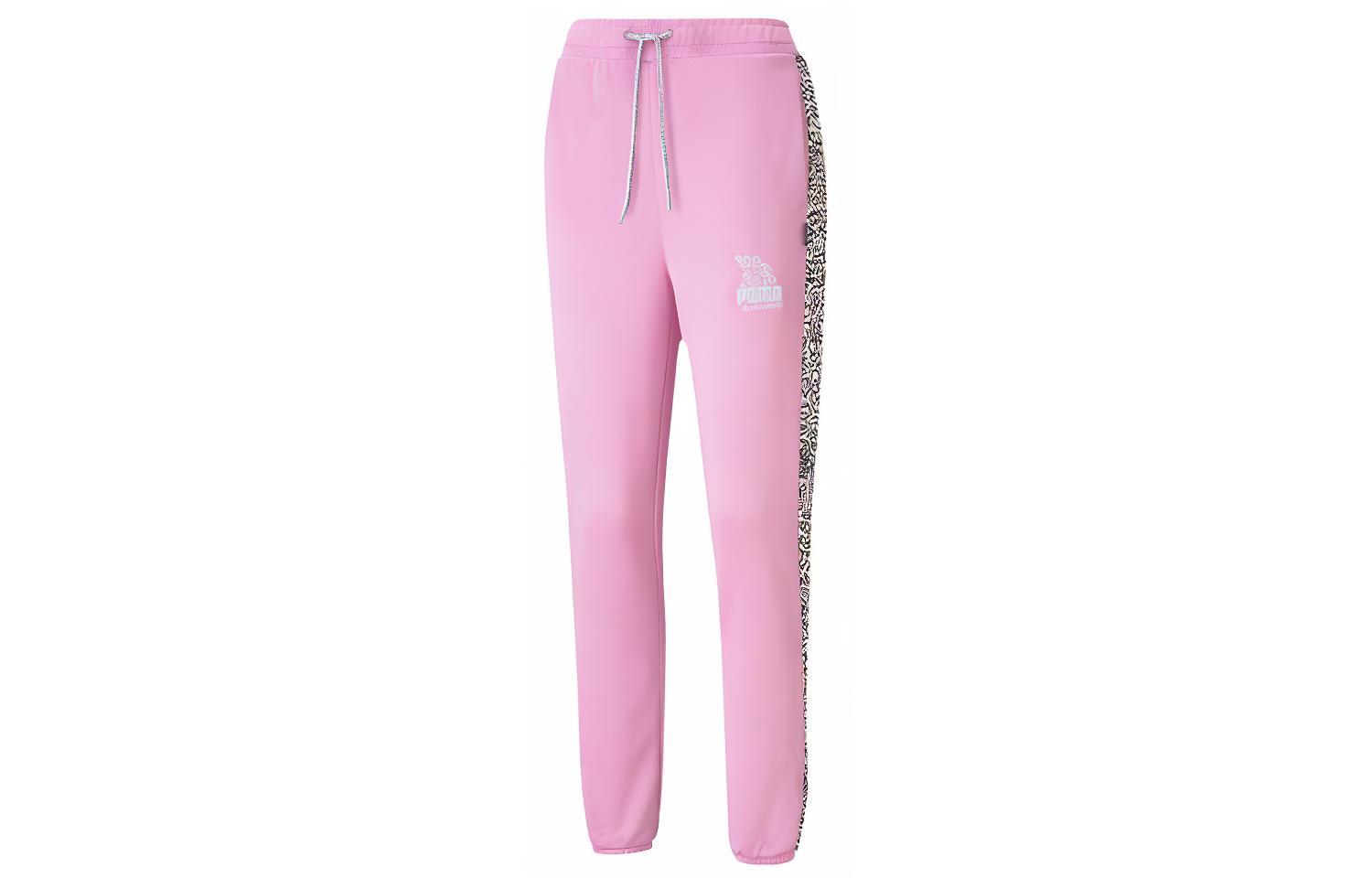 PUMA X Mr. Doodle Knitted Sweatpants Women s Light Purple 598655-87 S