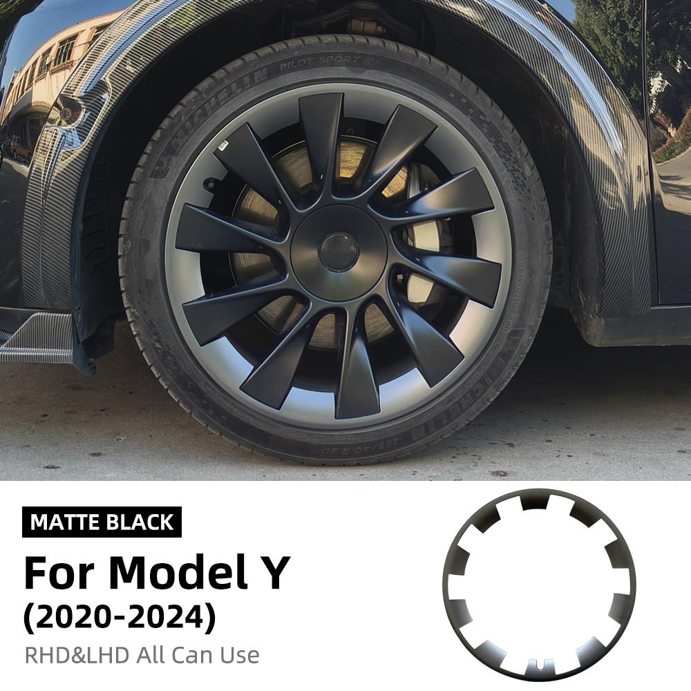 20 Inches Wheels ABS Rim Guard Rim For Tesla Model Y 2025-2020 Car Hubcap Cover Hubcap Patch Scratch Proof Hub Cap Trim