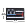 Toppa con Bracciale in Velcro Bandiera Americana - Distintivo Ricamato Star-Spangled Banner