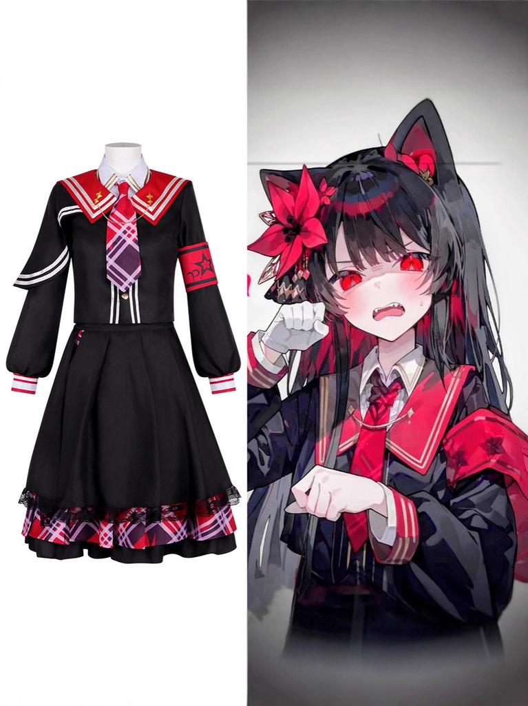 Magical Girl Witch Trial Neneh Akechi Cosplay Costume For Anime Fan Events