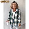 Damen Vintage Casual Herbst Winter Langarm Jacken & Mäntel