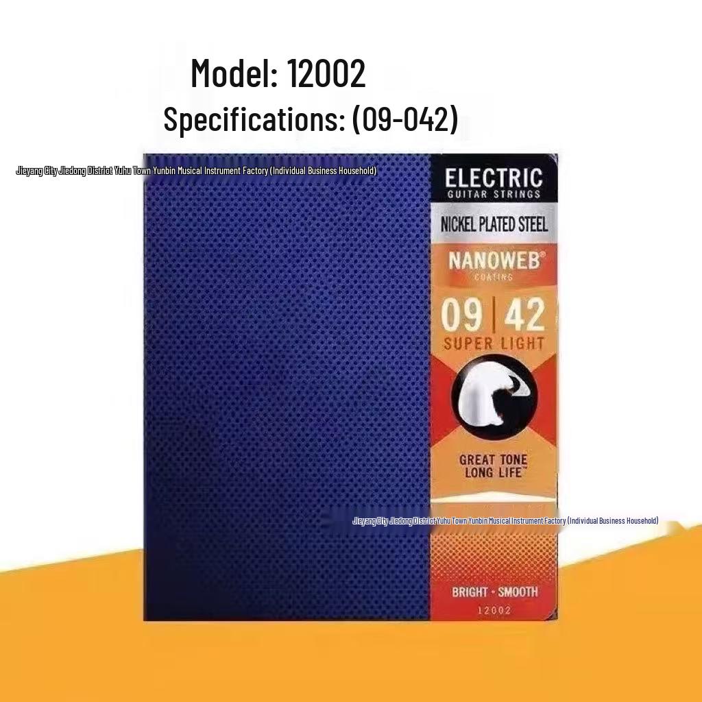 EB Big Eagle Nickel-Plated Electric & Classical Guitar String Set