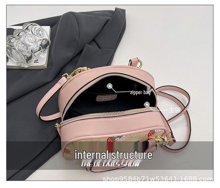Koujia Cherry Shell Women's Versatile Handbag - Fashionable Crossbody and Shoulder Bag