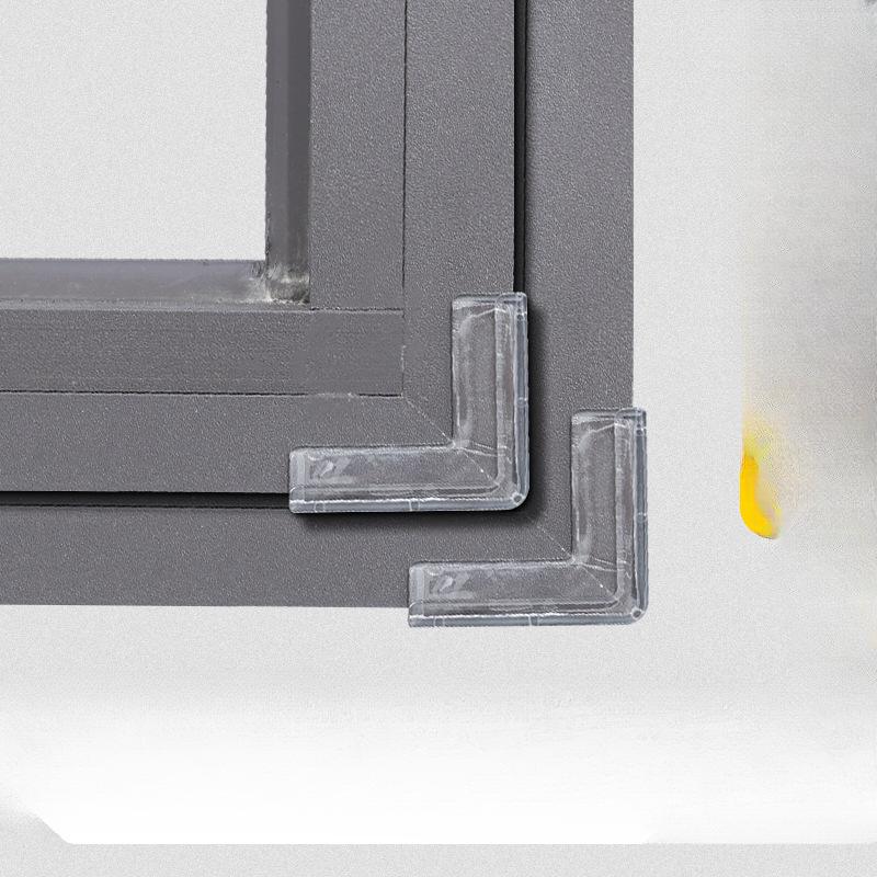 

Прозрачный угол для предотвращения столкновений, угол для окна, угол для предотвращения столкновений, мягкий сломанный мост, алюминиевое окно, для предотвращения столкновений, прямой угол Small 4.5*4.5*1.5*1.5cm прозрачный