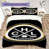 Biancheria da letto con motivo Hockey Club Lugano, Set piumone Copripiumino Federa Regalo di compleanno per la casa(1 * copripiumino + 2 * federa, senza nucleo)_lx