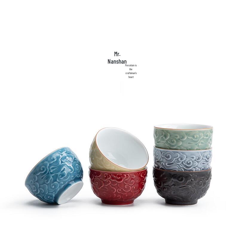 Auspicious Cloud Ceramic Gongfu Tea Master Cup