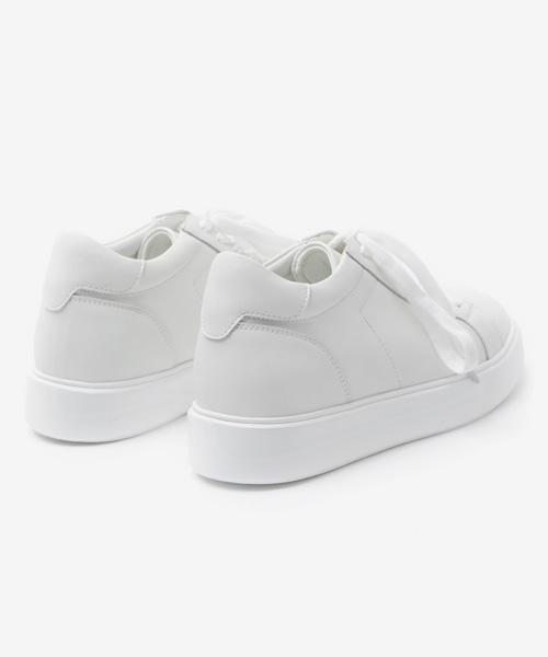 Heeltop Ht3510 Cheat Key 7Cm Lift Sneakers Repet White