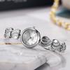 Women'S Peach Heart Bracelet Watch Quartz Watch Women'S Small Diamond-Encrusted Watch Bracelet