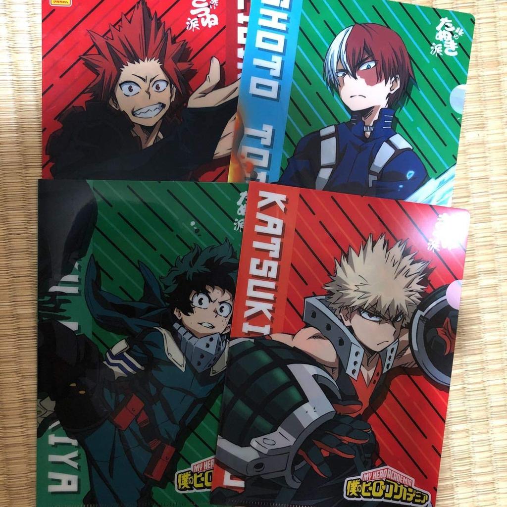 My Hero Academia / A5 Clear File / Family Mart Campaign Set of 4